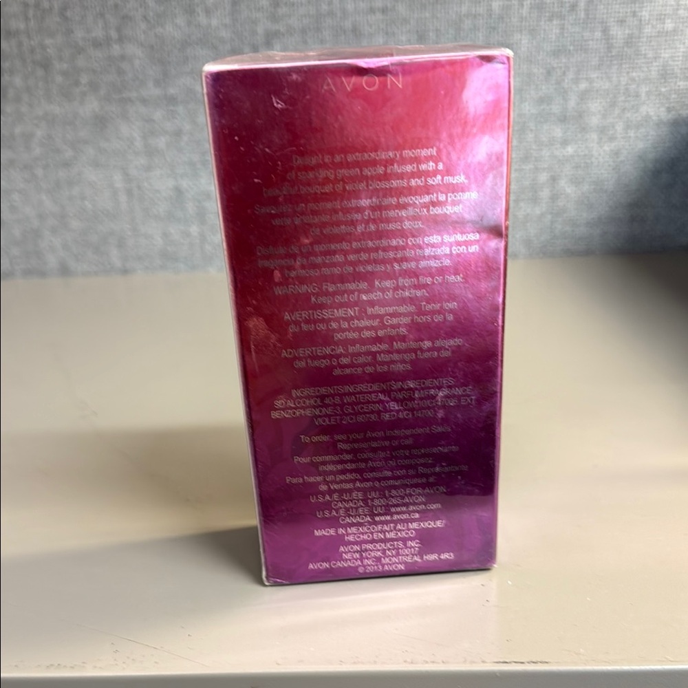 Avon Flor Violeta Perfume Brand New Factory Sealed in Plastic 1.7 Fl Oz - Picture 2 of 10